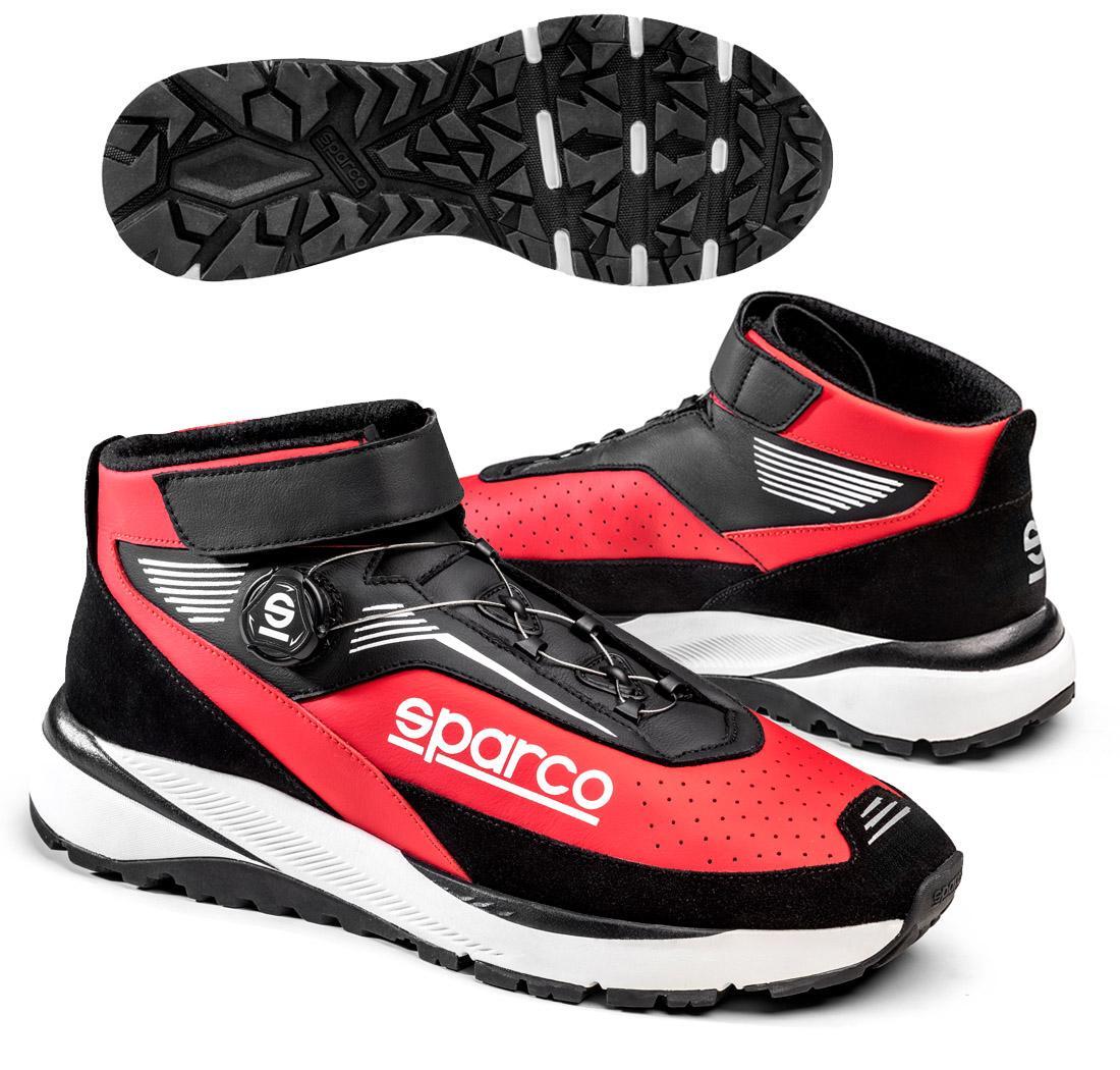 Sparco race shoes CHRONO, black/red - Size 38