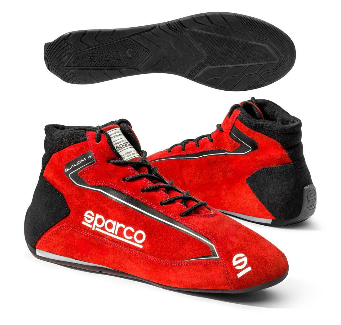 Bottines pilote SLALOM + Sparco, rouge, Taille 38