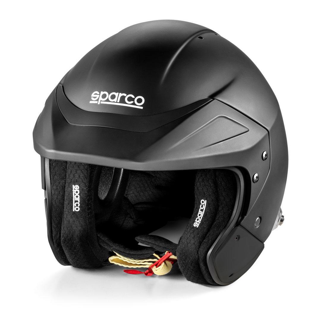 Casco FLUX RJ de Sparco - talla L (60), negro interior negro