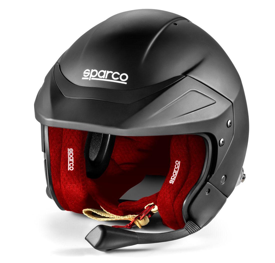 Helmet FLUX RJ-i Sparco - Size XXL (62), black/red interior