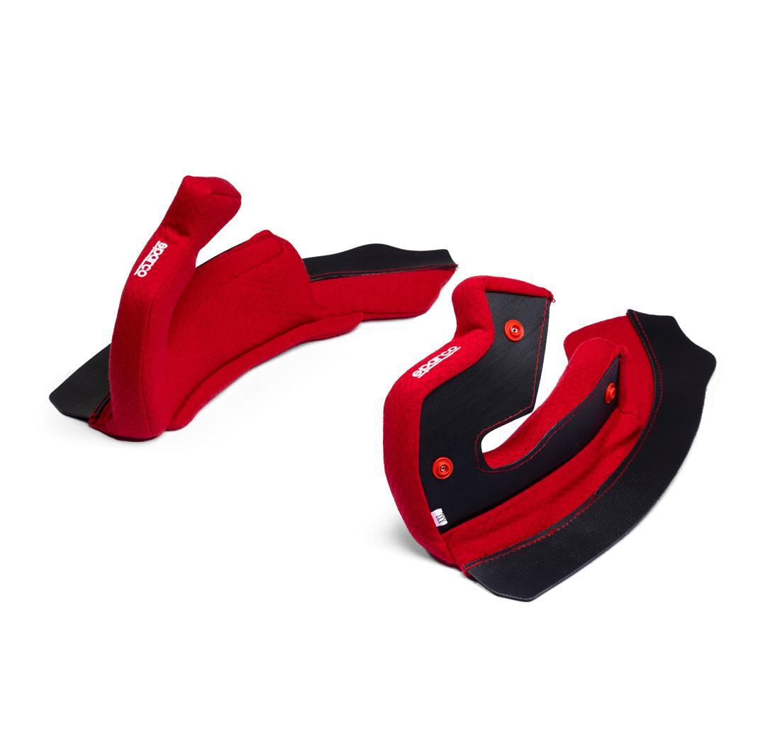 Imbottitura casco STEALTH RF & STEALTH RF CARBON - cheek S - rosso