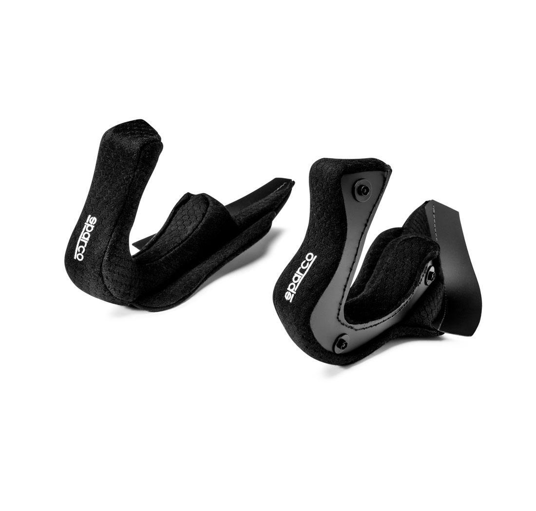 Acolchado de casco PRIME RJ-i SUPERCARBON - cheek 25mm - negro