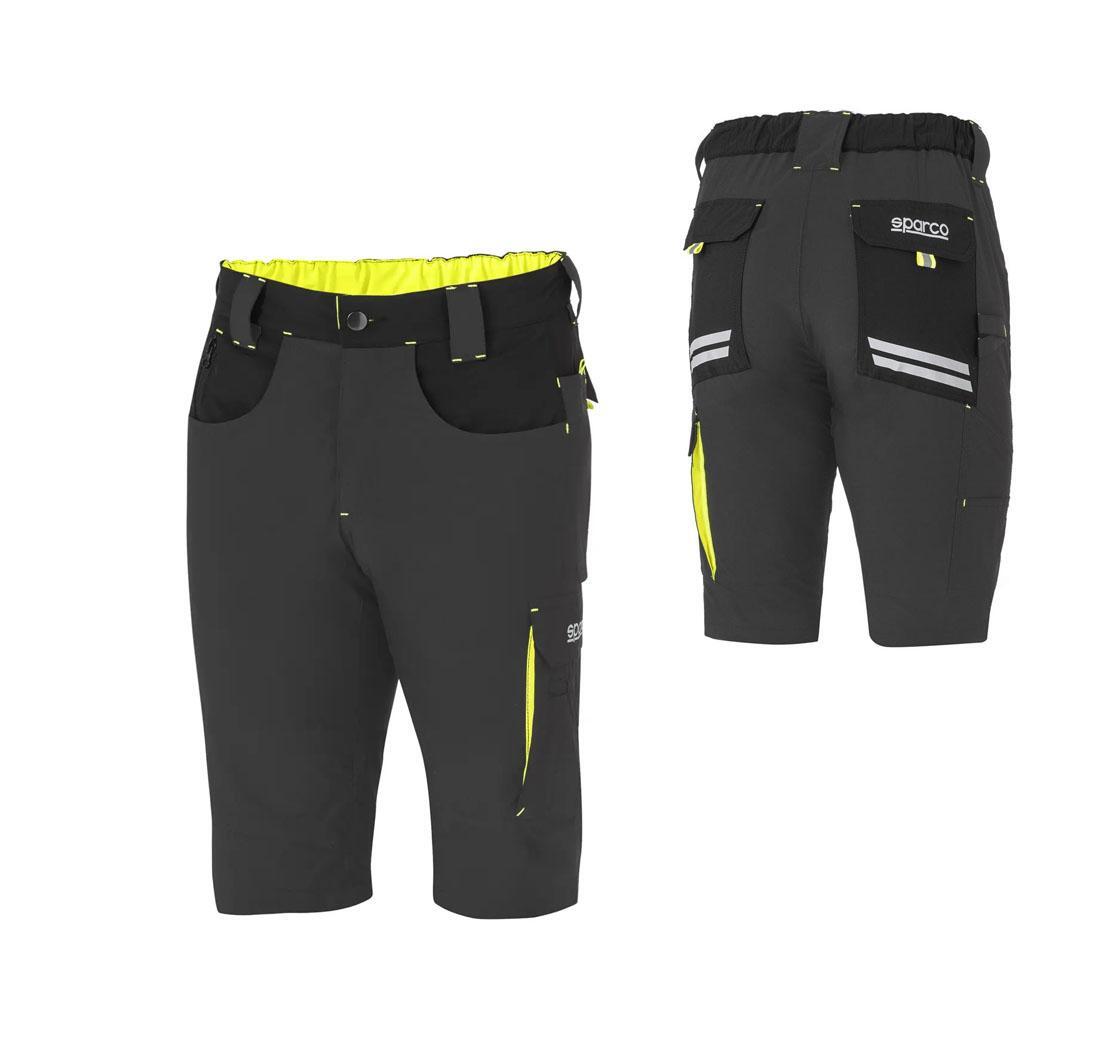 Pantalones LIGHT SHORT TECH TROUSERS Laredo - gris/verde fluo L