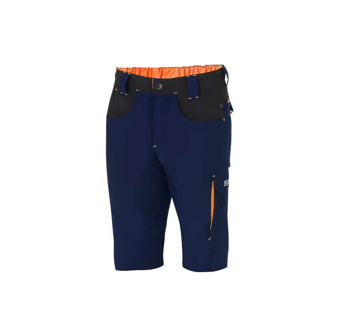 Pantalones LIGHT SHORT TECH TROUSERS Laredo - azul marino/naranja fluo L