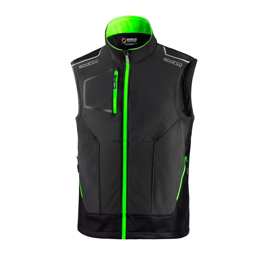 Chaleco TECH LIGHT VEST Illinois - gris/verde fluo L