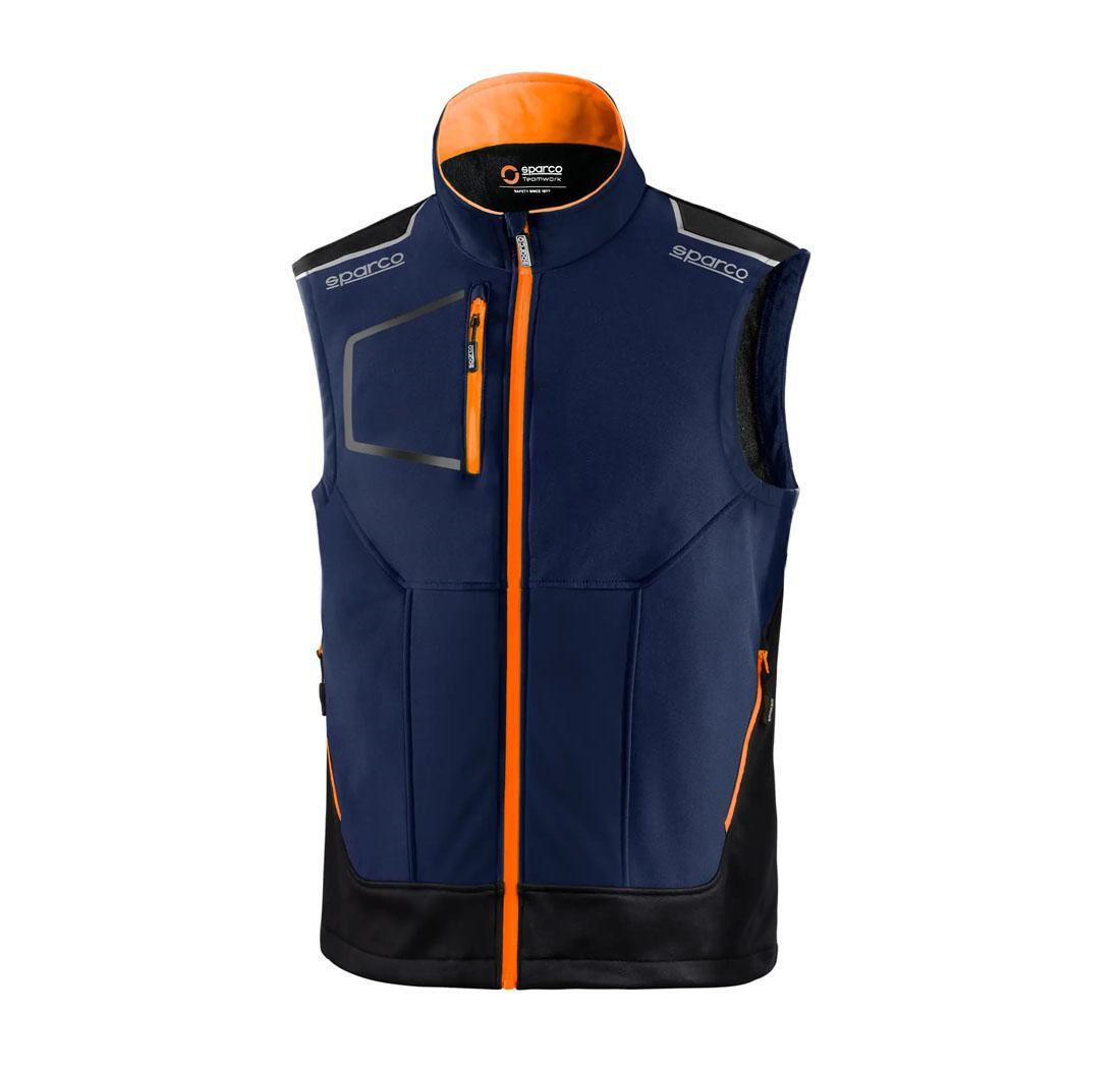 Chaleco TECH LIGHT VEST Illinois - azul marino/naranja fluo L