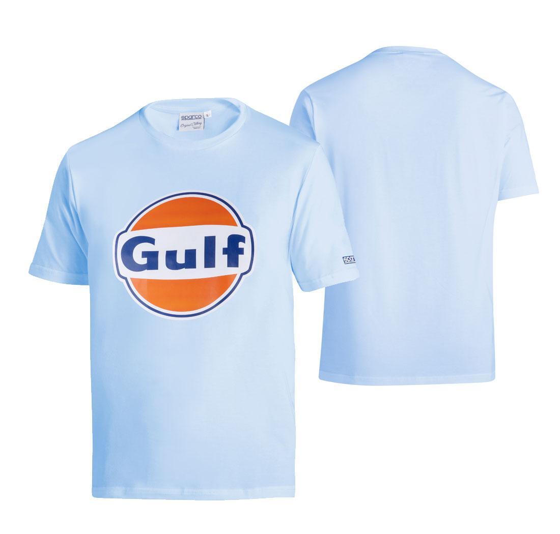 T-shirt brand GULF Sparco - light blue - XXL