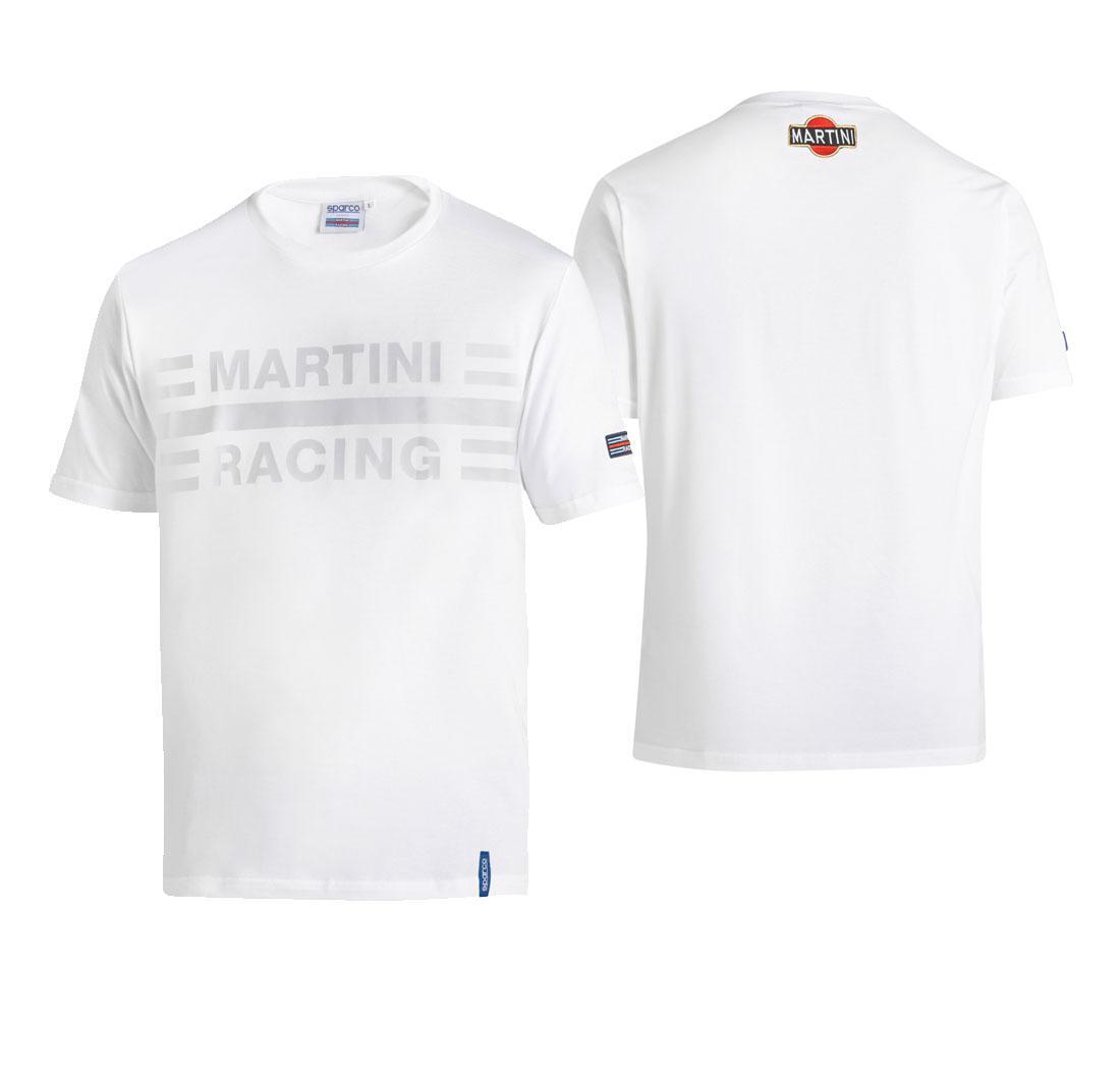 T-shirt Sparco Martini Racing BIG LOGO - white - L