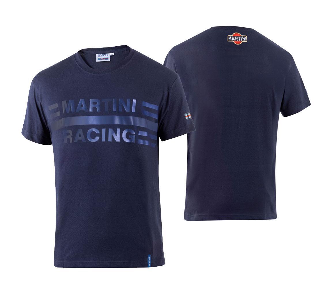 T-shirt Sparco Martini Racing BIG LOGO - bleu marine - XS