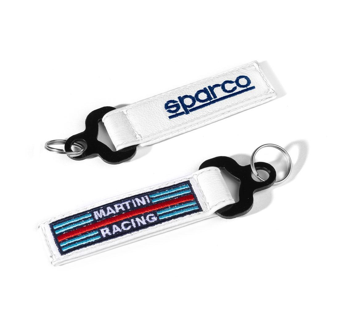 Llavero de cuero TARGA FLORIO G1 Sparco - rojo