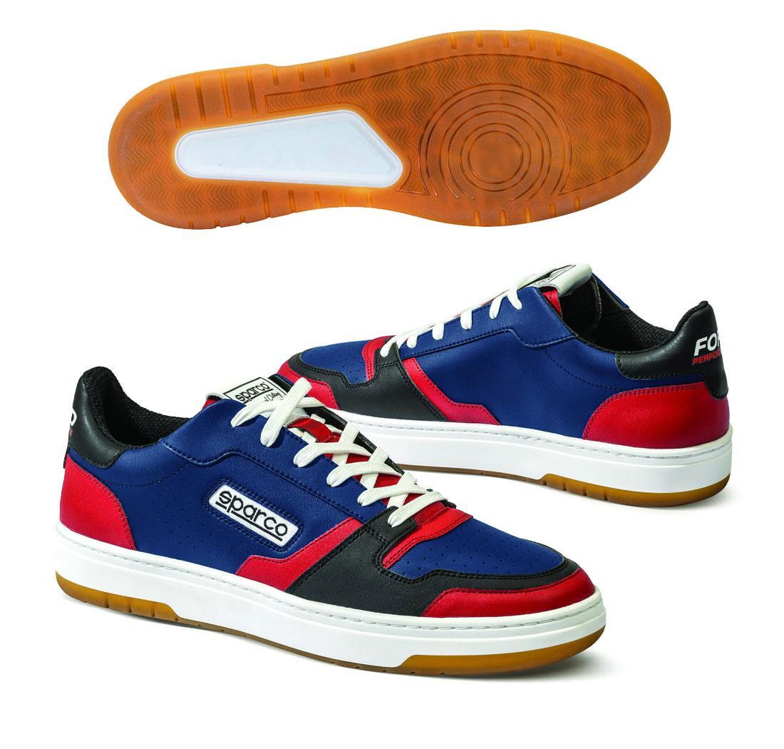 Sparco S-URBAN GULF sneakers shoes - navy blue/red - Size 37