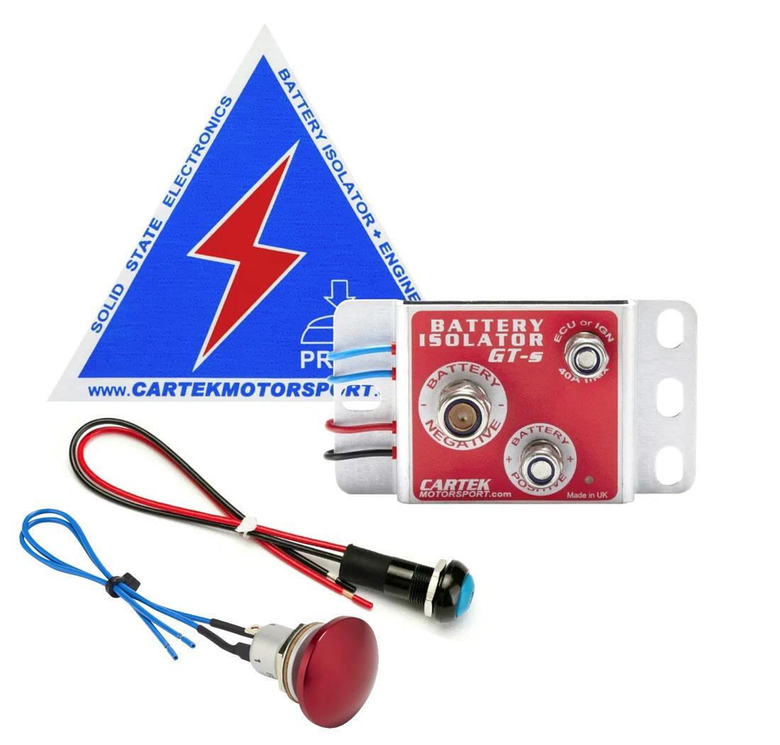 Kit de coupe-circuit électronique Cartek GT - métal rouge