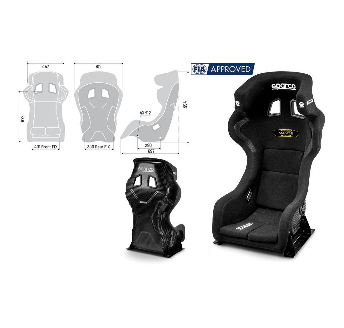 Sparco seat MASTER ADVANCED 8855-2021 black