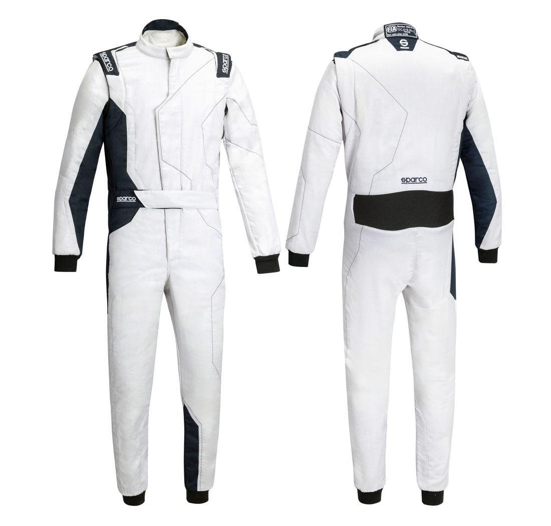 Sparco SPRINT ADVANCED-ASY race suit - silver/navy blue - Size 58