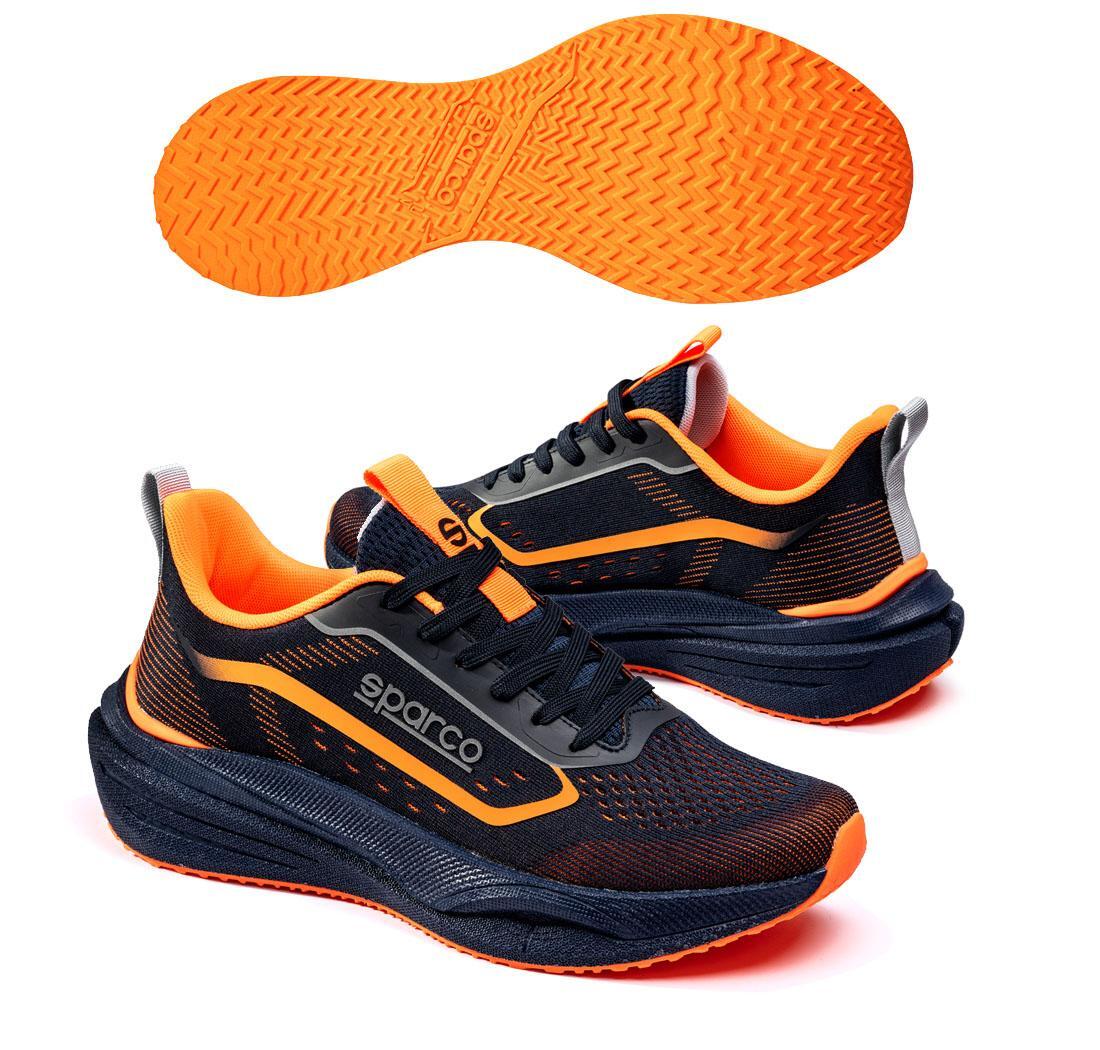 S-CAPE shoes - navy blue/fluo orange - Size 47