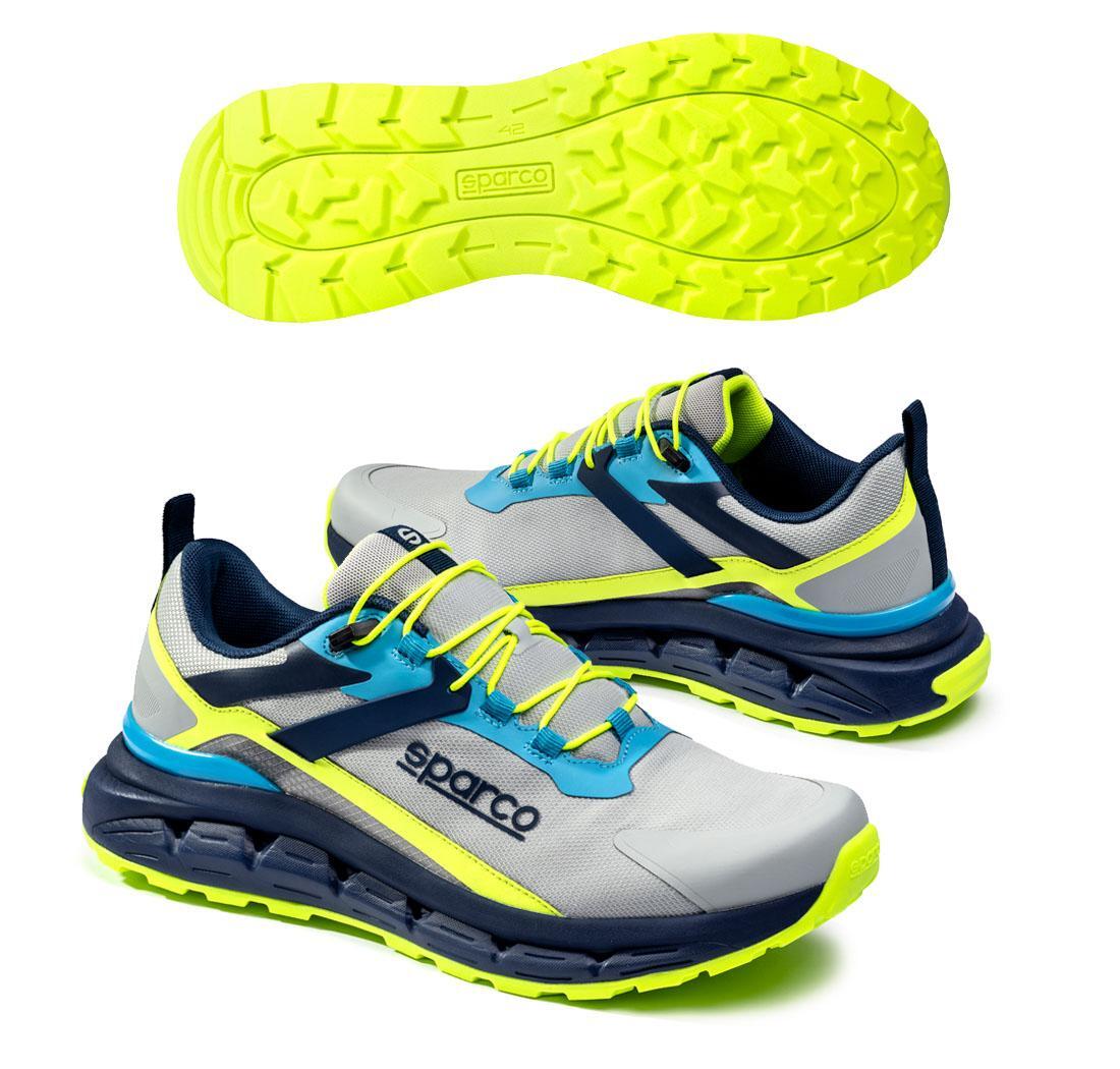 Chaussures mécano S-PIKE silver-bleu-jaune - Taille 46