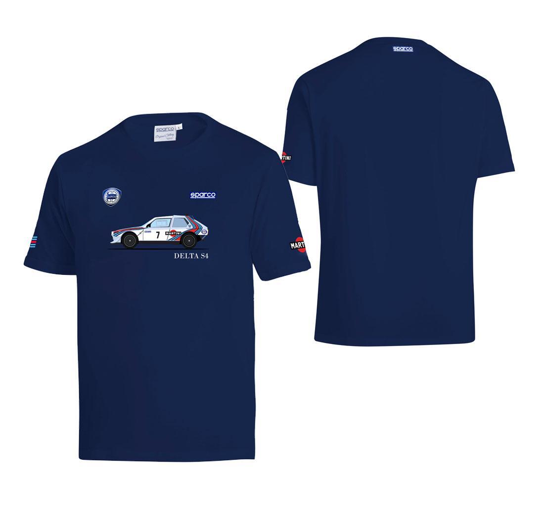 T-shirt LANCIA RALLY 037 MARTINI RACING Sparco - navy blue - L