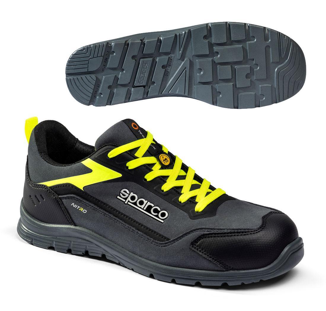 Chaussure de sécurité Sparco NITRO ADV KALLE Noir Orange fluo - 36
