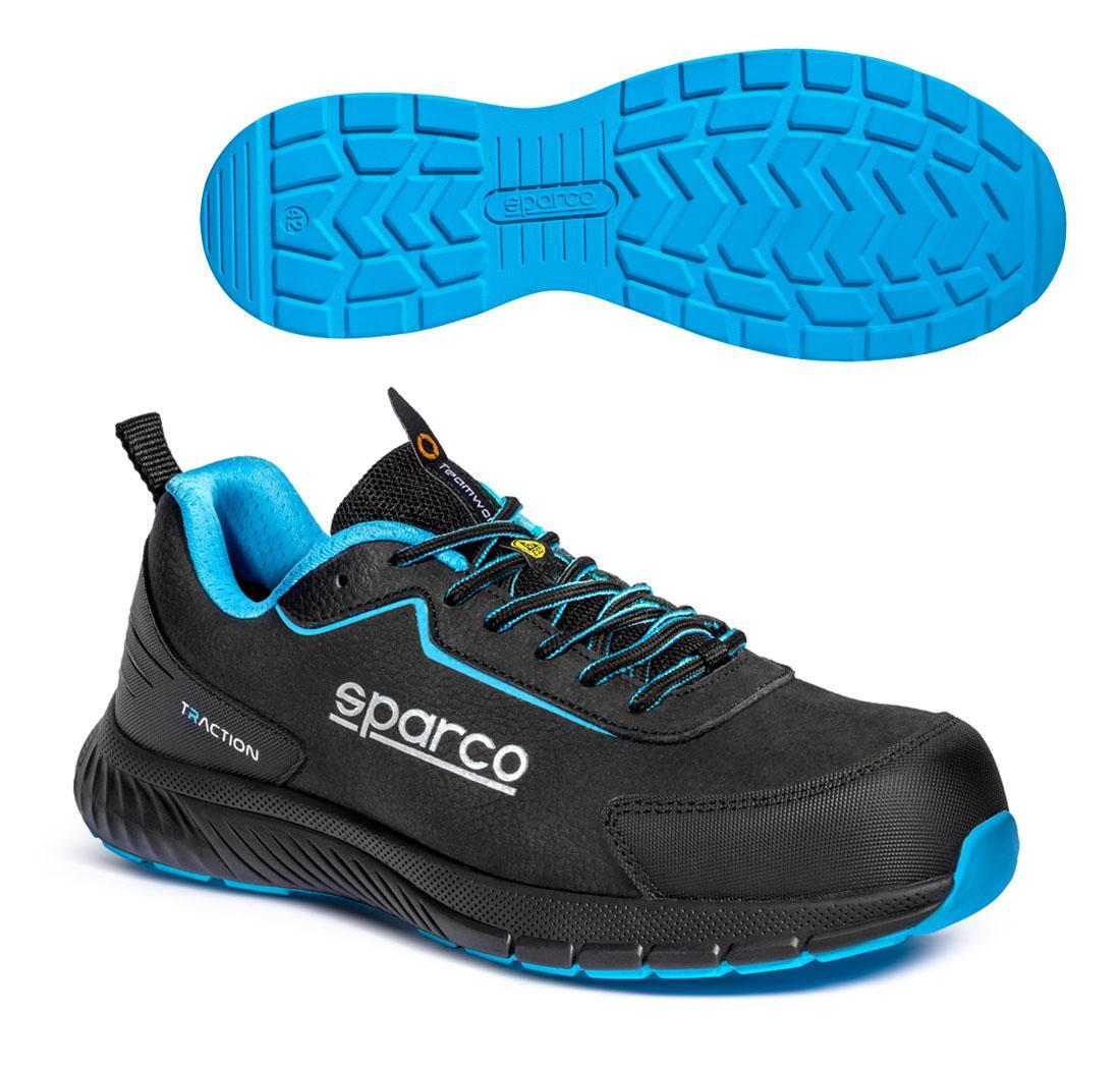 Safety shoe Sparco TRACTION S3S TAKUMA Black blue - 41
