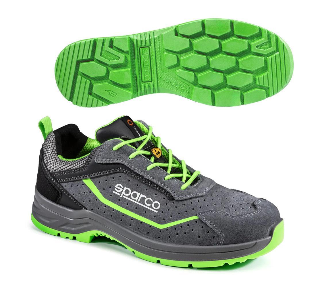 Safety shoe Sparco INDI S1PS FELIX Grey fluo green - 47