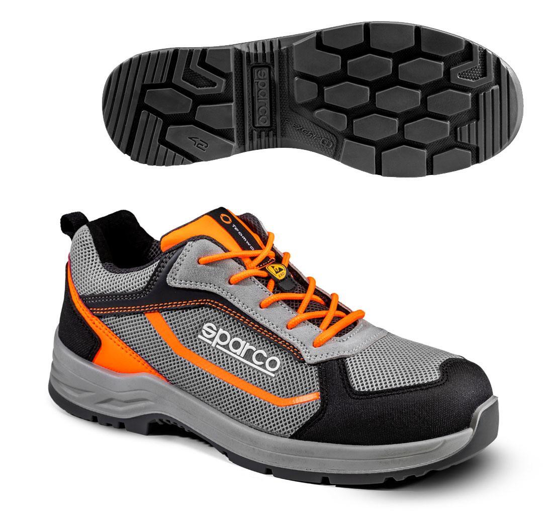 Safety shoe Sparco INDI-R S1PS PATO Grey fluo orange - 38
