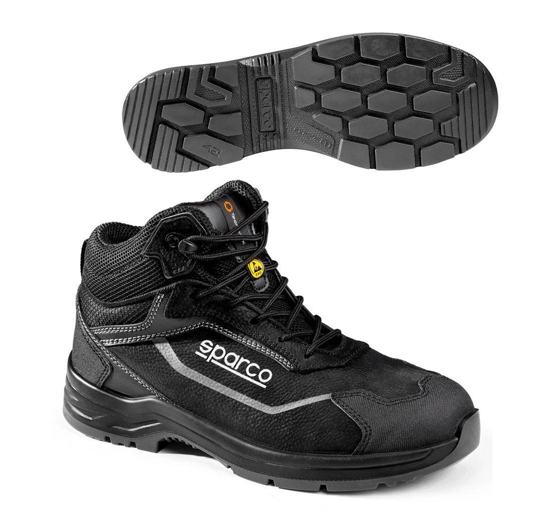Safety shoe Sparco INDY NUBUCK OSCAR Black - 41
