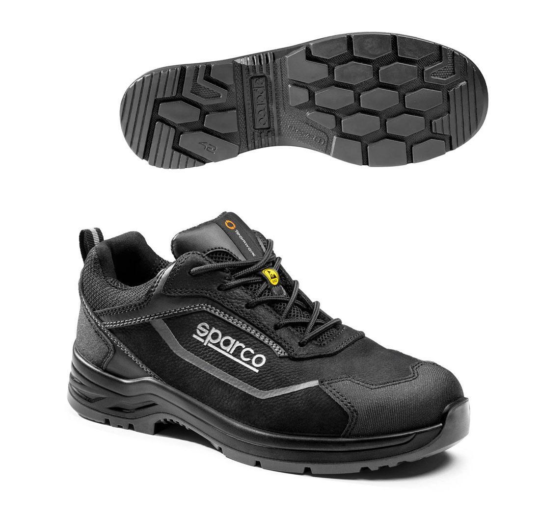 Safety shoe Sparco INDY NUBUCK GREGOR Black - 46