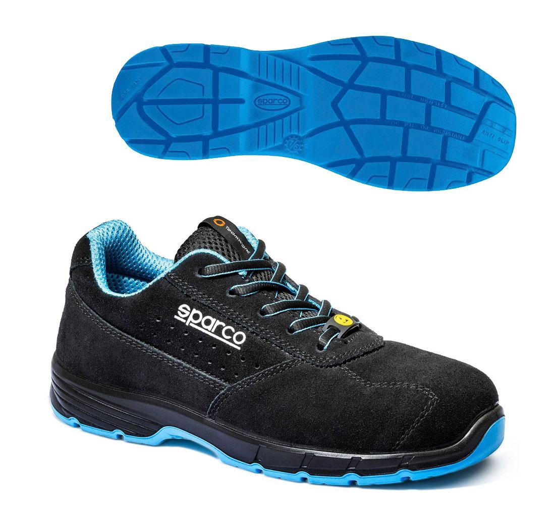 Scarpa di sicurezza Sparco HORIZON MORENO Nero celeste - 48