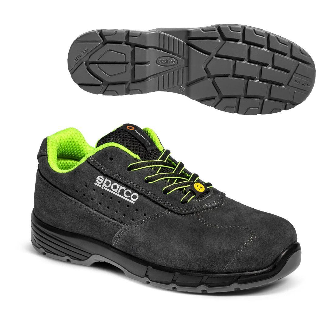 Safety shoe Sparco HORIZON ONTARIO Grey fluo green - 36