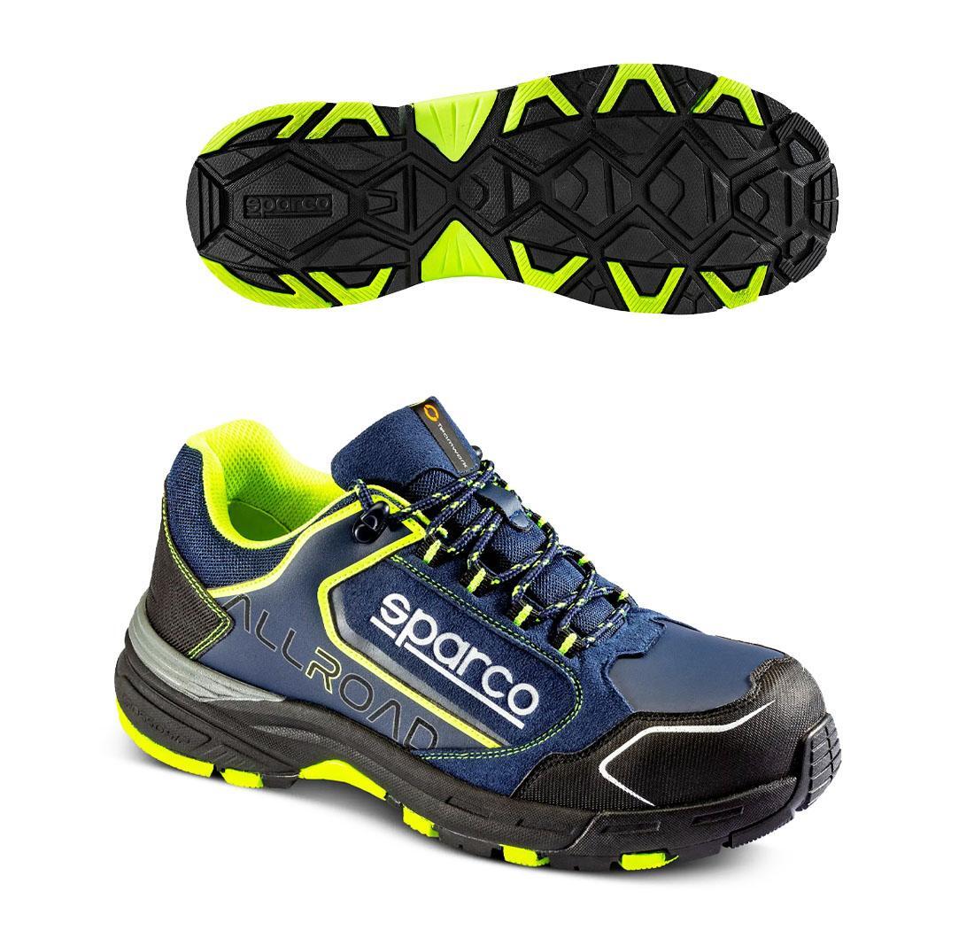 Safety shoe Sparco ALLROAD SOCHI Navy blue fluo yellow - 47