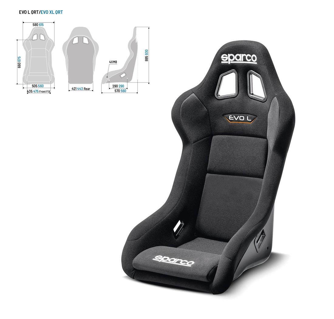 Gaming seat EVO L QRT - black