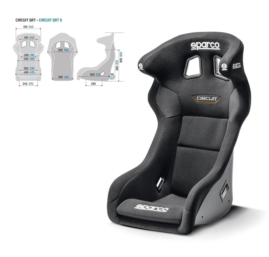 Gaming seat CIRCUIT QRT - black