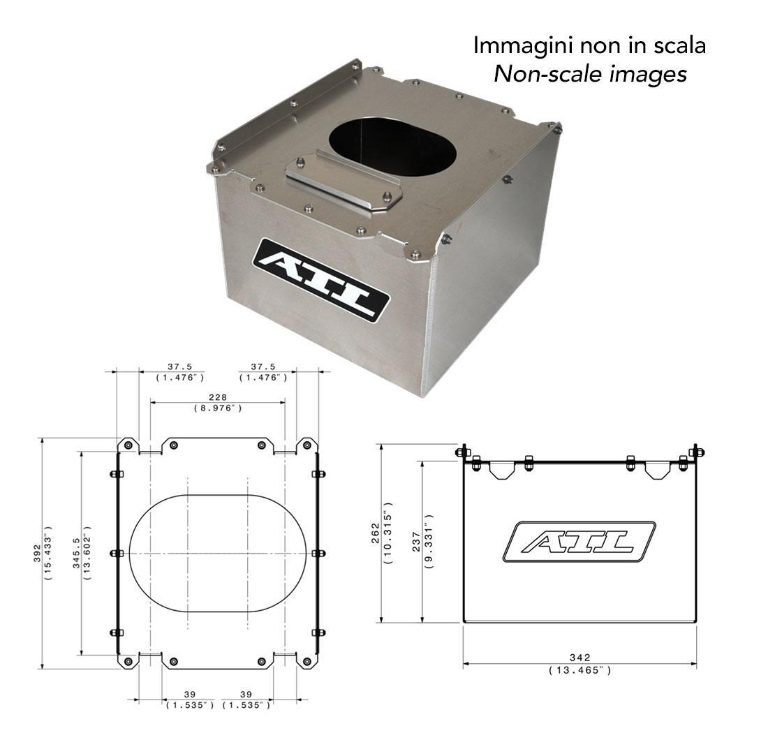 Contenedor aluminio depósito gasolina CN-AA-030 de ATL (20 litros)